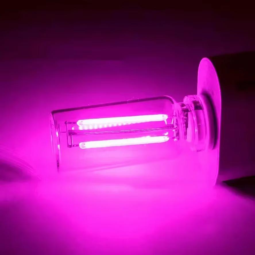 USB Nachtlicht Bunt 5V Touch Dimmen USB Glühbirne LED Filament Glas Retro Edison Glühbirne Autodekoration Augenschutz violett von Joom DACH