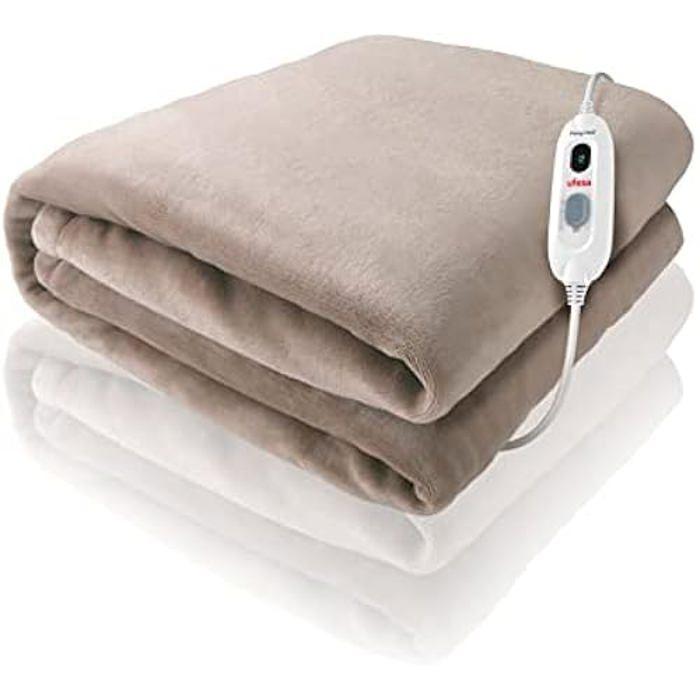 Ufesa Softy Elektrische Heizdecke 160x100cm, 120W, 3 Temperaturstufen, Automatische Abschaltung, Waschbar. von Joom DACH