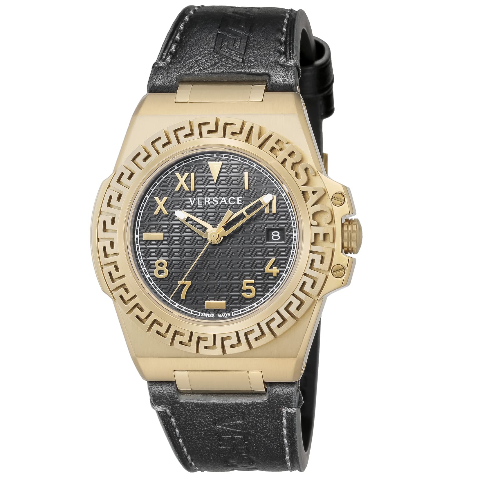 Uhr GRECA REACTION Schwarzes Zifferblatt Quarz 5 ATM wasserdicht Saphirglas 45mm VE3I00222 Schwarz [UNTWP] Herren [Artikel] schwarz von Joom DACH