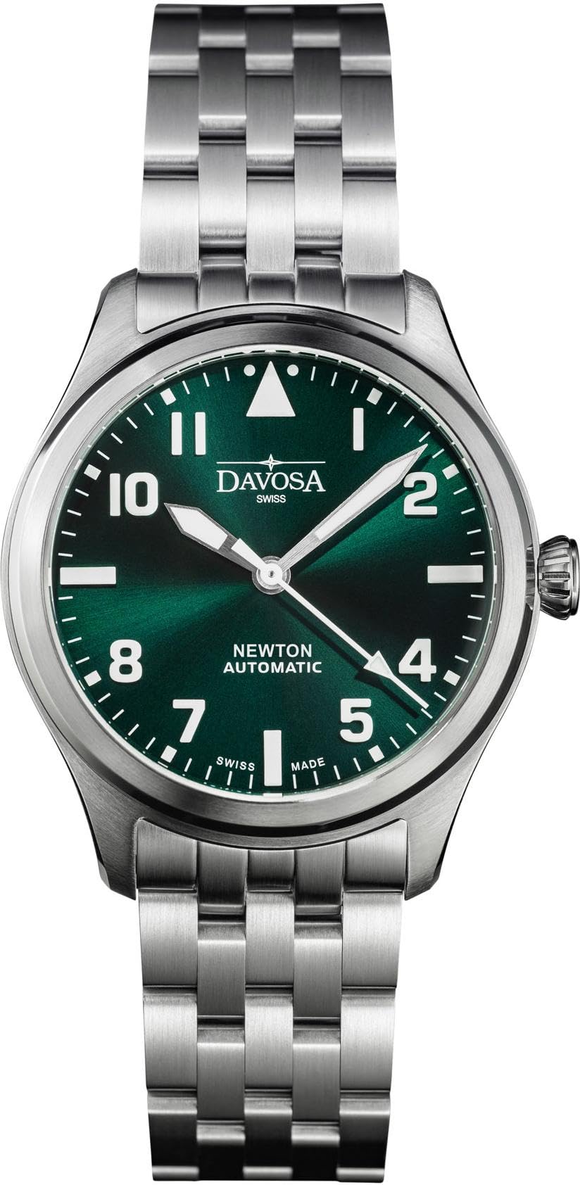 Uhr IWAWP Mechanische Automatische Wicklung Power Reserve Newton Pilot Auto Silber [Davosa] 161.530.70 Herren grün von Joom DACH
