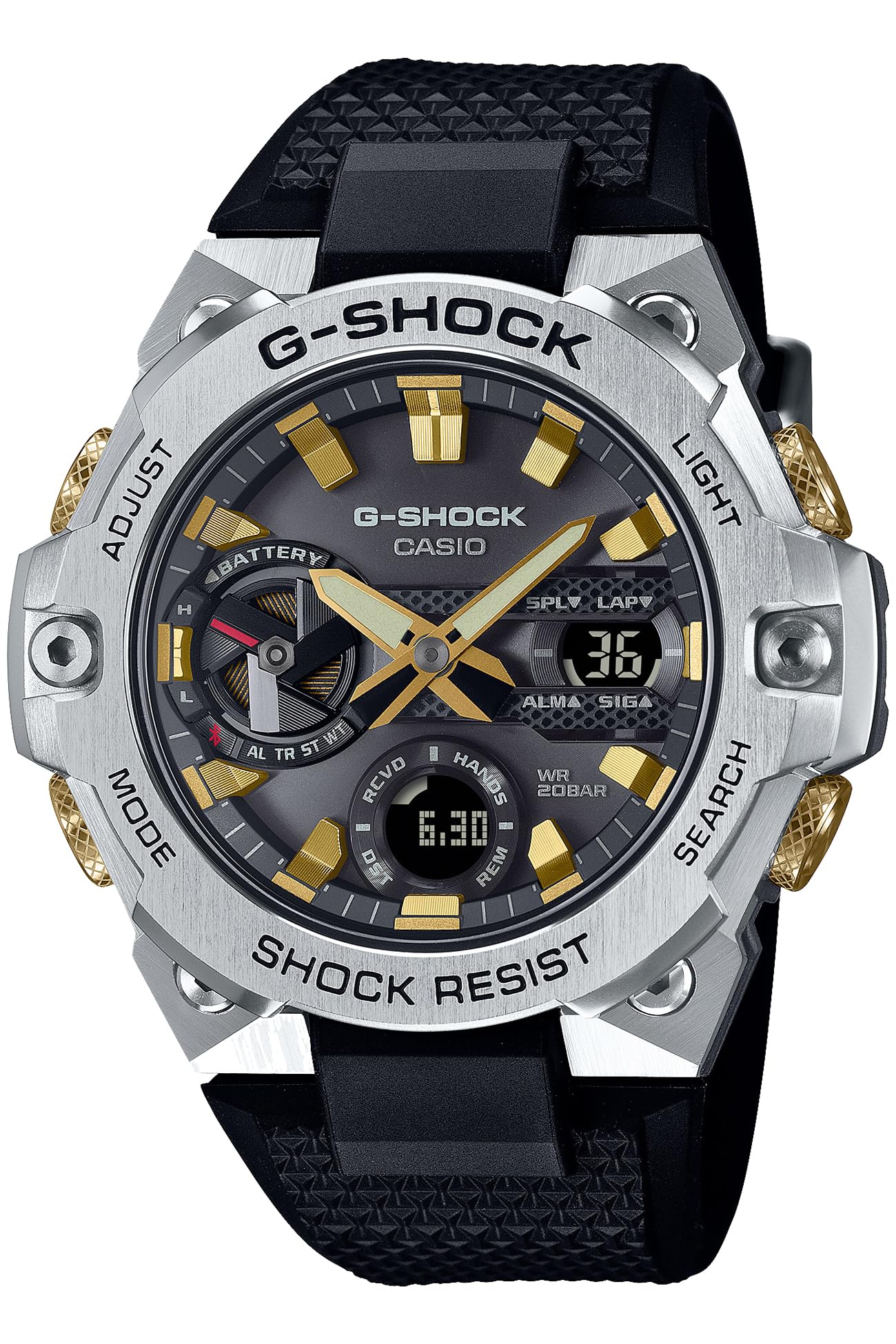Uhr Tough Solar mit Bluetooth Schwarz [Casio] G-Shock [] G-STEEL GST-B400CX-1AJR Herren schwarz von Joom DACH