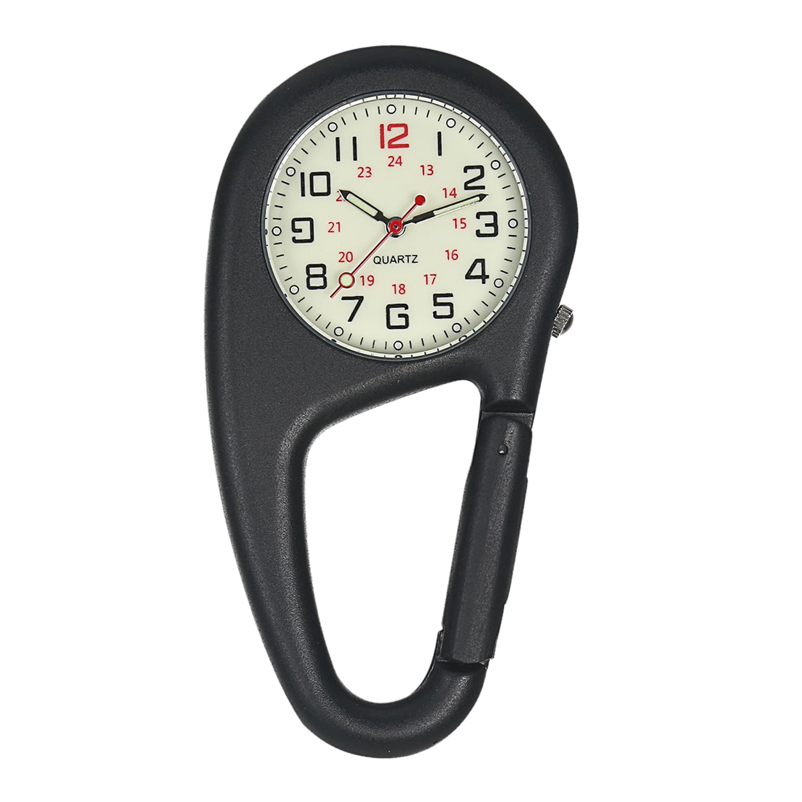 Uhr für Outdoor-Bergsteigen mit Schlüsselanhänger für Männer und Krankenschwesternuhr Schwarz Damen Wasserdicht, Regendicht, Sportlich, Leuchtend, Praktisch, Clip-on blau von Joom DACH