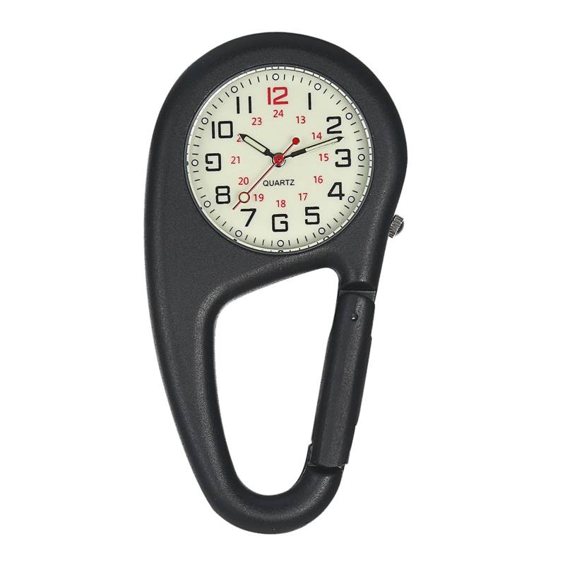 Uhr für Outdoor-Bergsteigen mit Schlüsselanhänger für Männer und Krankenschwesternuhr Schwarz Damen Wasserdicht, Regendicht, Sportlich, Leuchtend, Praktisch, Clip-on blau von Joom DACH