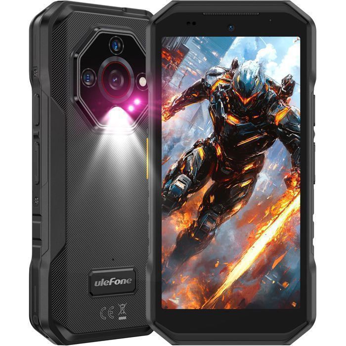 Ulefone Armor X32 Telefon Tragbar Unzerbrechlich 16GB+128GB 5.65'' Corning Glas Robustes Smartphone Android 14 Dural SIM/NFC Schwarz schwarz von Joom DACH