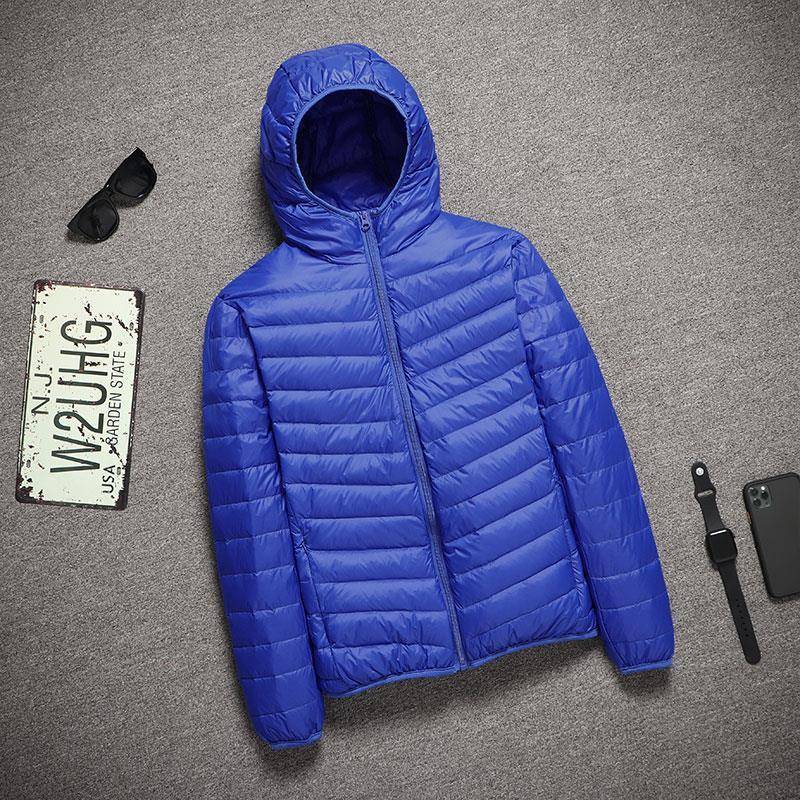 Ultradünne, kältebeständige, leichte Daunenjacke für Herren, Größe L 3XL (for 150-165 jin) von Joom DACH