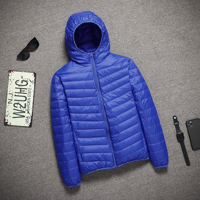 Ultradünne, kältebeständige, leichte Daunenjacke für Herren, Größe L 5XL (for 180-200 jin) von Joom DACH