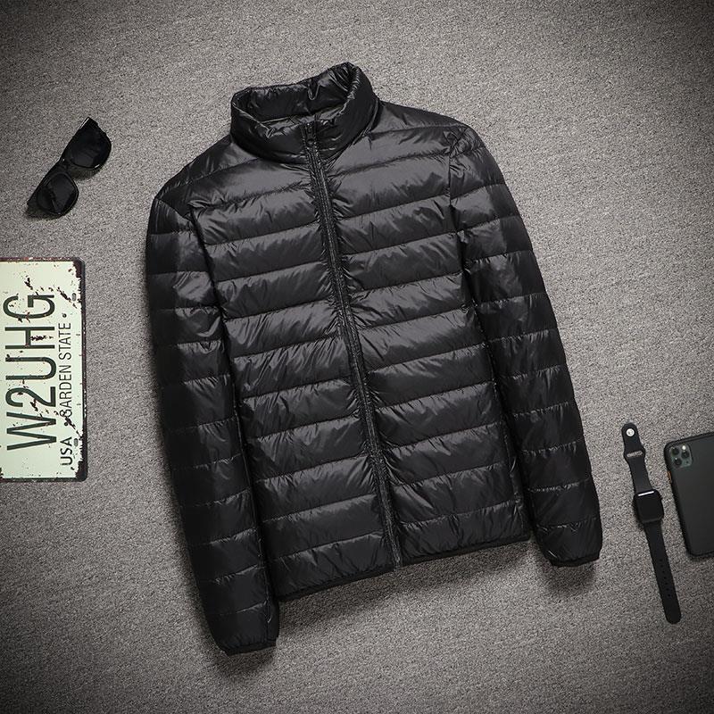 Ultradünne, kältebeständige, leichte Daunenjacke für Herren, Größe L 5XL (for 180-200 jin) von Joom DACH