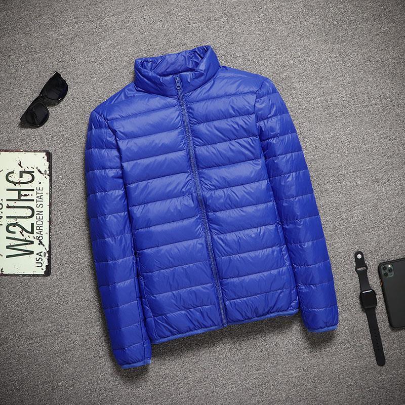 Ultradünne, kältebeständige, leichte Daunenjacke für Herren, Größe L L (for 110-125 jin) von Joom DACH