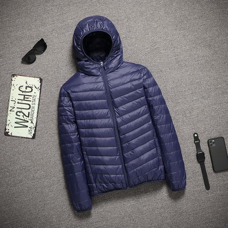 Ultradünne, kältebeständige, leichte Daunenjacke für Herren, Größe L M (for 90-110 jin) von Joom DACH