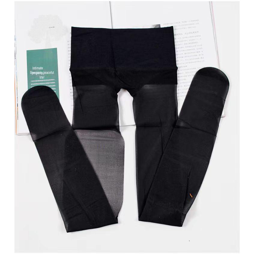 Ultradünne nahtlose Strümpfe mit hoher Taille für Damen – seidige Strumpfhosen in großer Größe L (Height 160-185, Weight 80-150) von Joom DACH