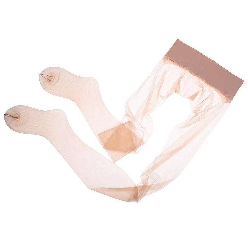 Ultradünne nahtlose Strümpfe mit hoher Taille für Damen – seidige Strumpfhosen in großer Größe L (Height 160-185, Weight 80-150) von Joom DACH