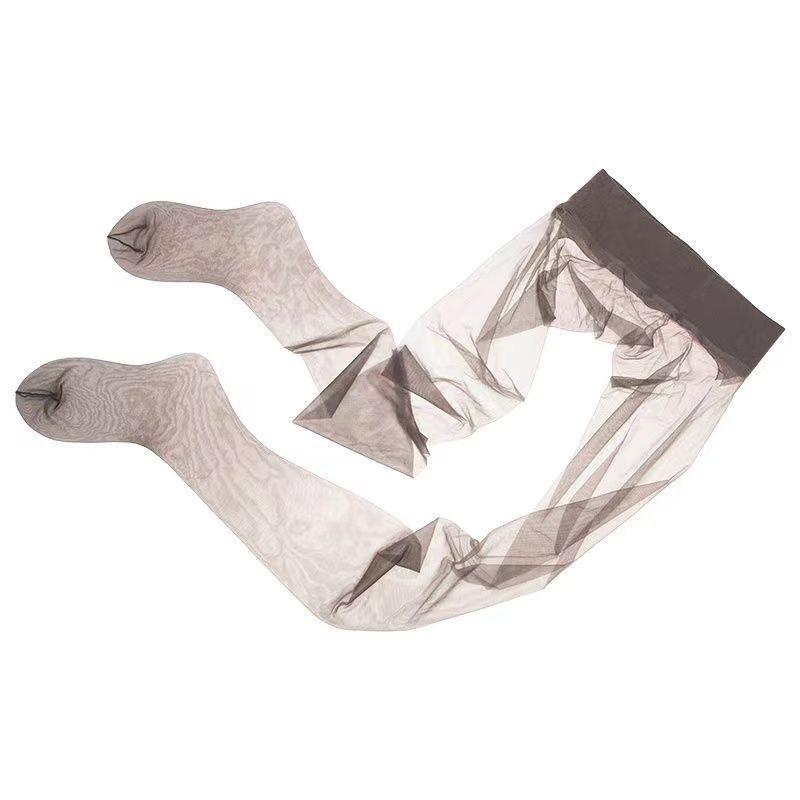 Ultradünne nahtlose Strümpfe mit hoher Taille für Damen – seidige Strumpfhosen in großer Größe L (Height 160-185, Weight 80-150) von Joom DACH