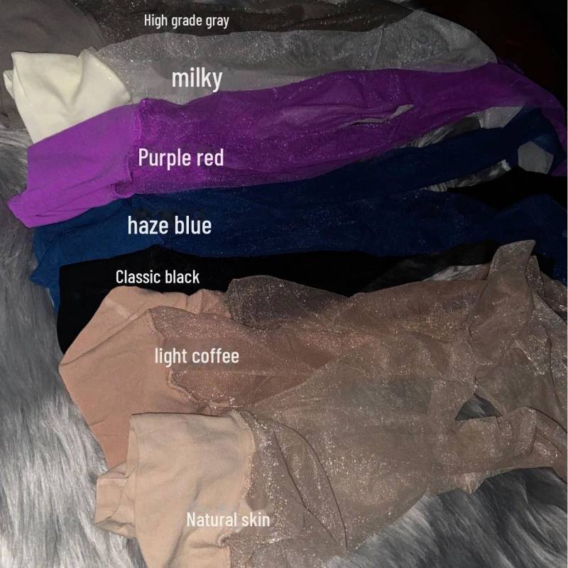 Ultradünne nahtlose Strümpfe mit hoher Taille für Damen – seidige Strumpfhosen in großer Größe L (Height 160-185, Weight 80-150) von Joom DACH