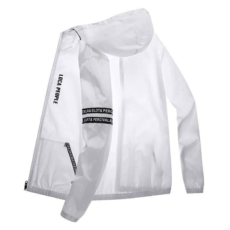 Ultradünne wasserdichte Sonnenschutzkleidung Sommer Schnelltrocknende Fahrradjacke Männer Frauen Laufen Camping Atmungsaktiver Mantel XL weiß Ultradünne wasserdichte Sonnenschutzkleidung Sommer Schnelltrocknende Fahrradjacke Männer Frauen Laufen Camping Atmungsaktiver Mantel XL weiß von Joom DACH