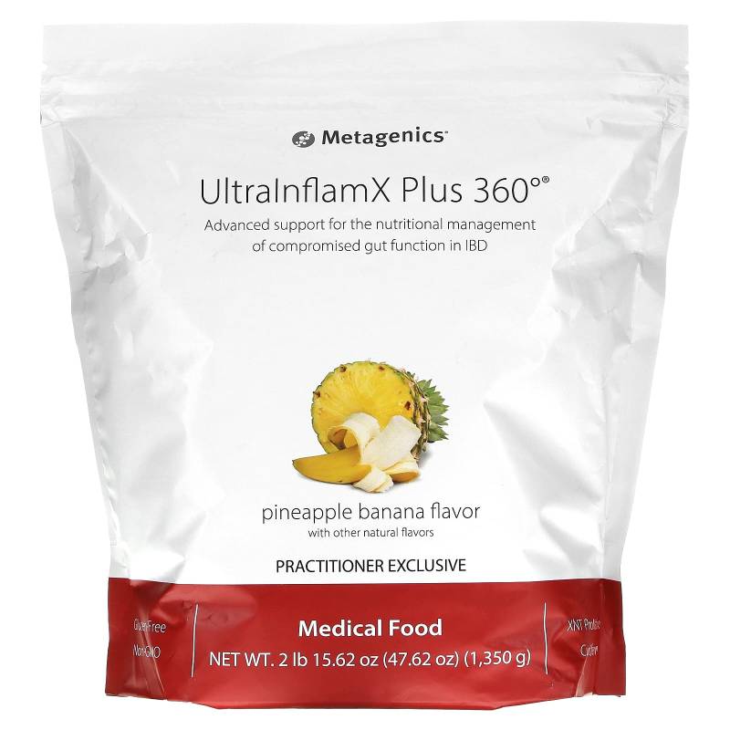 Ultrainflamx Plus 360°, Medizinische Lebensmittel, Ananas-Banane-Geschmack, 1.350G(47.62Oz) von Joom DACH
