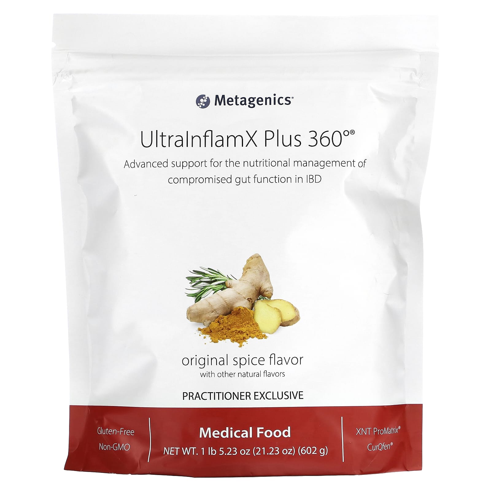 Ultrainflamx Plus 360°, Medizinische Lebensmittel, Originalgewürz, 602G (21.23Oz) von Joom DACH