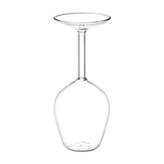 Umgedrehtes Weinglas-Set Hochborosilikatglas Hitzebeständige Kelche für Rot- Weißwein Cocktails Einzigartiges Heimbar-Geschenk 400ML 1pc von Joom DACH