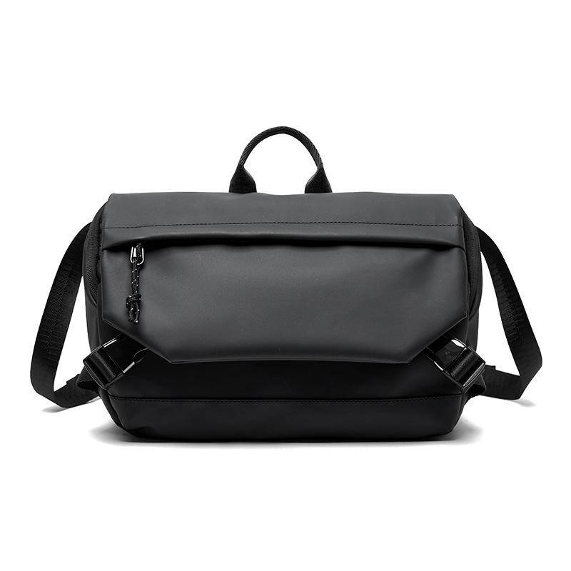 Umhängetasche, Herren Casual Functional, Multifunktionale Umhängetasche, Einzel-Schultertasche, Fahrrad-Postboten-Umhängetasche, Herren-Rucksack 8 inches schwarz von Joom DACH