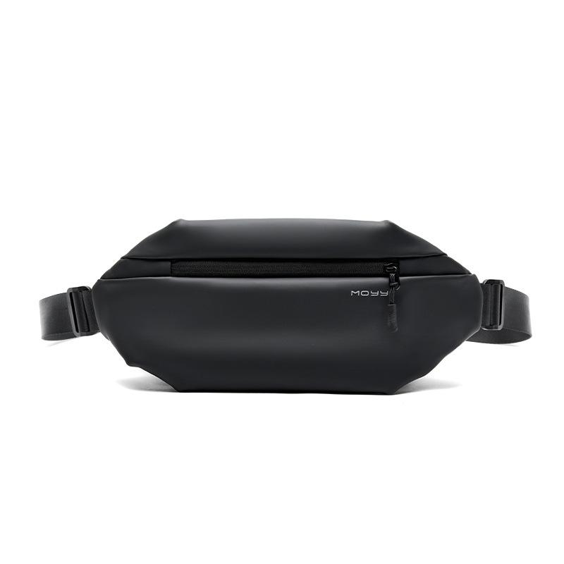 Umhängetasche, trendige Brusttasche für Herren, Herrenrucksack, Hüfttasche, Sport-Schultertasche, Handytasche schwarz von Joom DACH