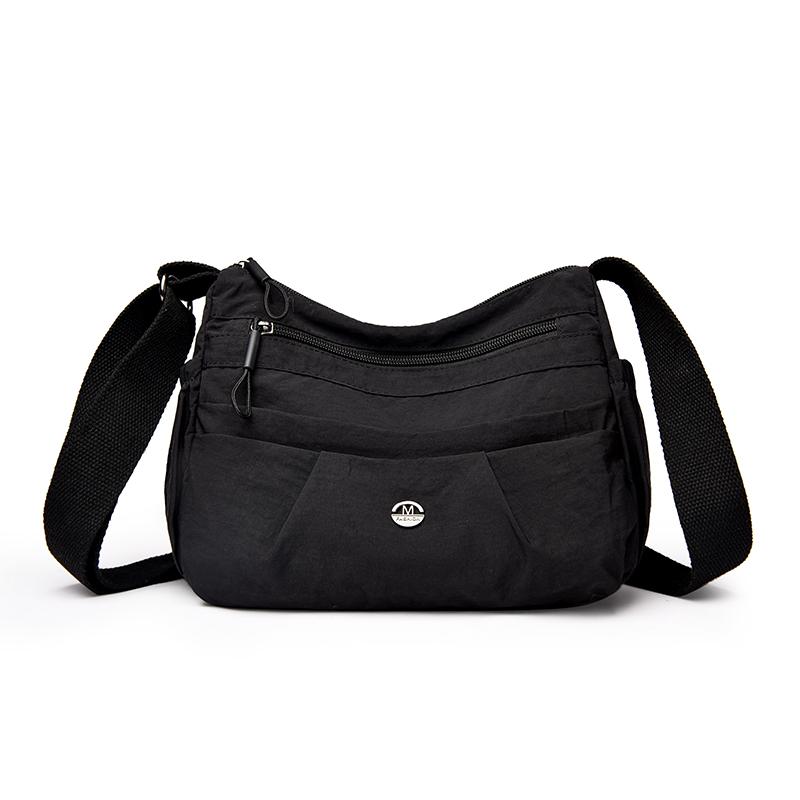 Umhängetasche Damen Große Kapazität Schultertasche Leichtgewicht Mehrschichtig Mittelalterliche Muttertasche schwarz Umhängetasche Damen Große Kapazität Schultertasche Leichtgewicht Mehrschichtig Mittelalterliche Muttertasche schwarz von Joom DACH