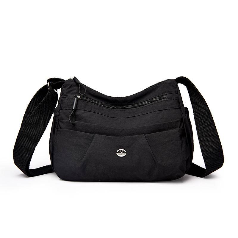 Umhängetasche Damen Große Kapazität Schultertasche Leichtgewicht Mehrschichtig Mittelalterliche Muttertasche schwarz Umhängetasche Damen Große Kapazität Schultertasche Leichtgewicht Mehrschichtig Mittelalterliche Muttertasche schwarz von Joom DACH