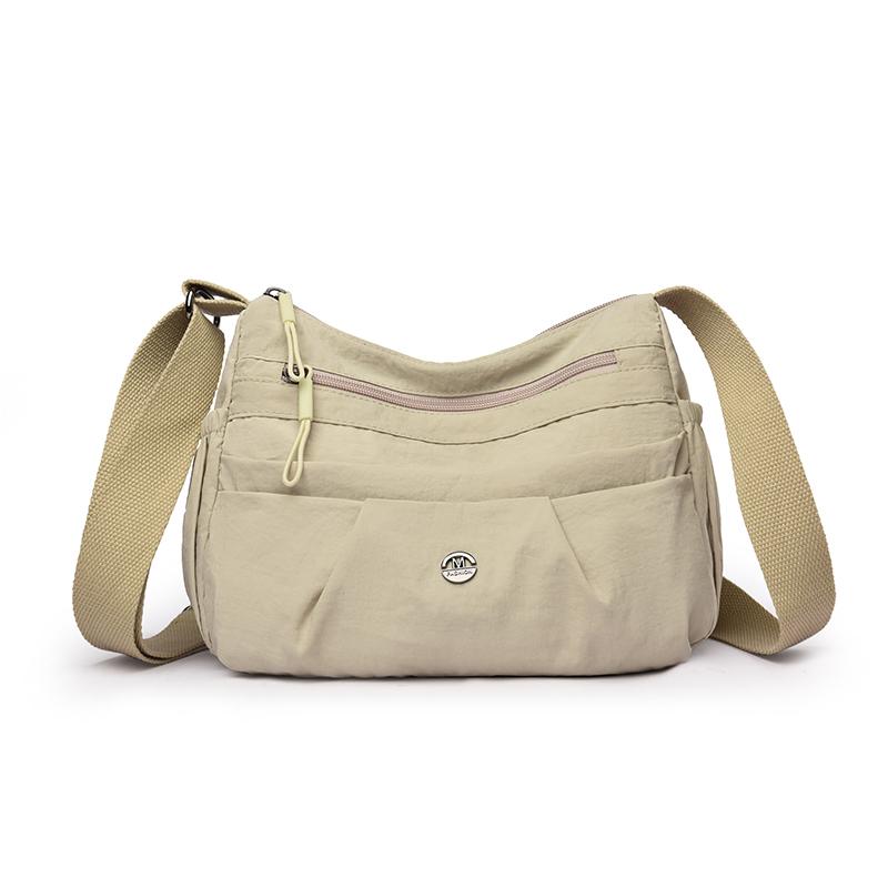 Umhängetasche Damen Große Kapazität Schultertasche Leichtgewicht Mehrschichtig Mittelalterliche Muttertasche von Joom DACH