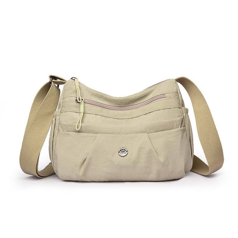 Umhängetasche Damen Große Kapazität Schultertasche Leichtgewicht Mehrschichtig Mittelalterliche Muttertasche von Joom DACH