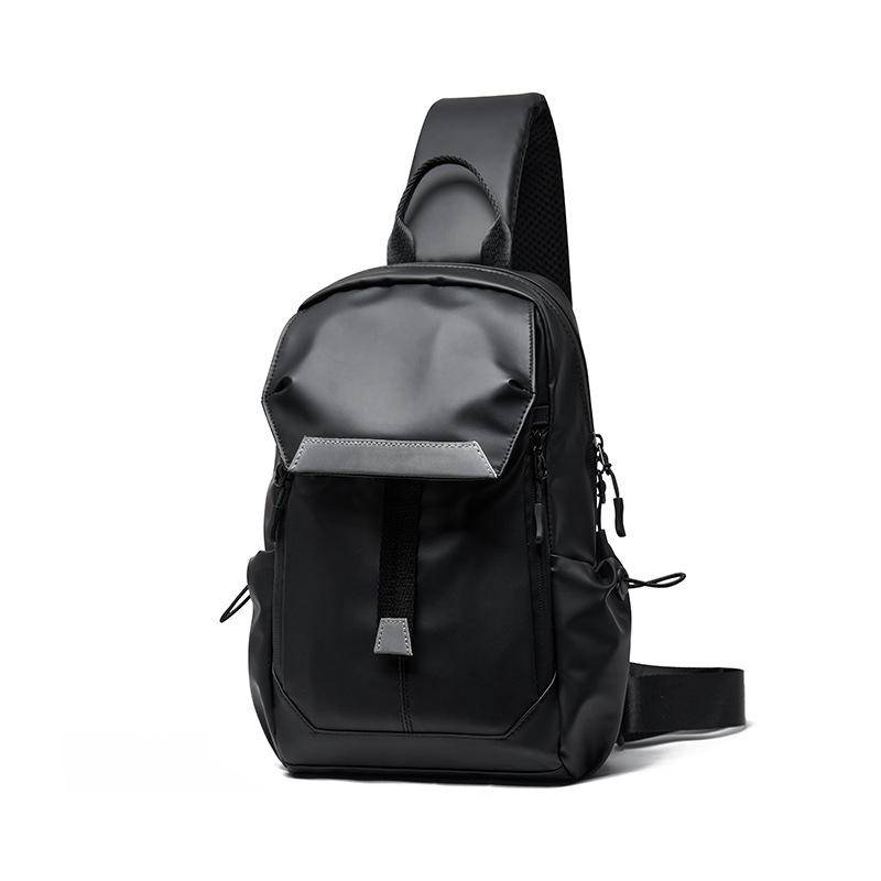 Umhängetasche für Herren, lässige, vielseitige Brusttasche, Umhängetasche für Radsport und Sport, Umhängetasche für Pendler für Herren schwarz von Joom DACH