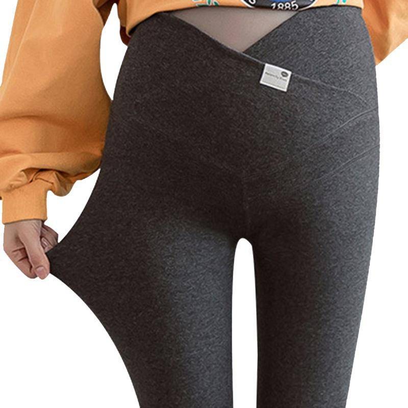 Umstandshose für schwangere Frauen, Caprihose, Freizeithose, Überbauchhose, Leggings, Schwangerschafts-Bleistifthose, Kleidung XXL dunkelgraue von Joom DACH