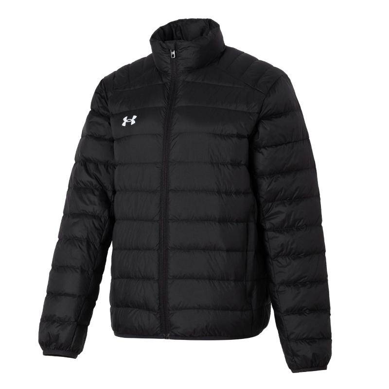 Under Armour Einfarbig Stehkragen Sport Winddicht Warm Daunenjacke Unisex Jacke Schwarz 23600804-001 XXXL von Joom DACH