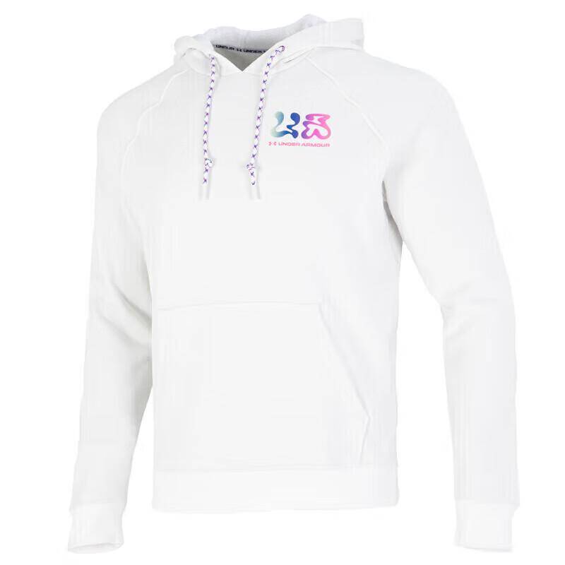 Under Armour Elevated Terry Hoodie Mit Buntem Buchstabenmuster Herren Hoodies Weiß 1373844-112 XL von Joom DACH