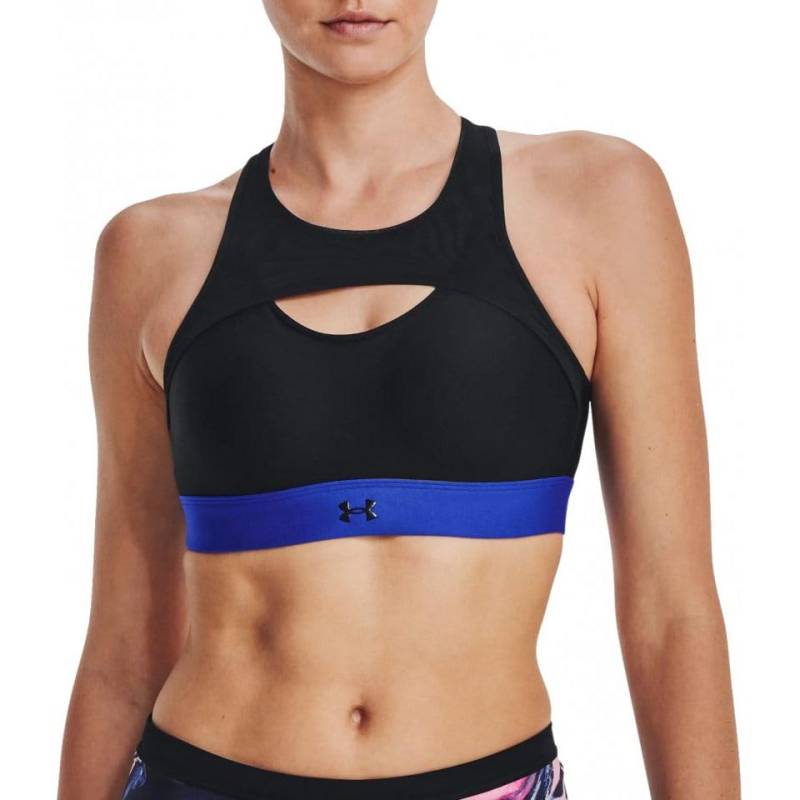Under Armour Infinity Marke Bestickter Doppelter Schultergurt High-Intensity Sport-BH Damen Unterwäsche Schwarz 1373859-001 M von Joom DACH