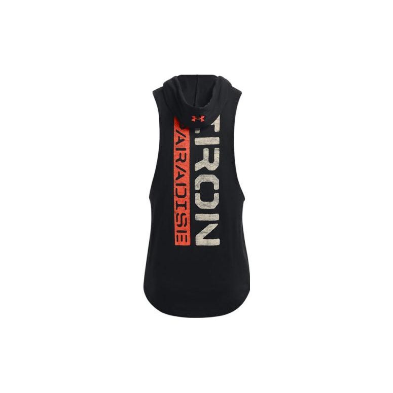 Under Armour Buchstabenprint Kapuzen Trainings Locker Ärmellos Weste Herren Westen Schwarz 1370493-001 L von Joom DACH