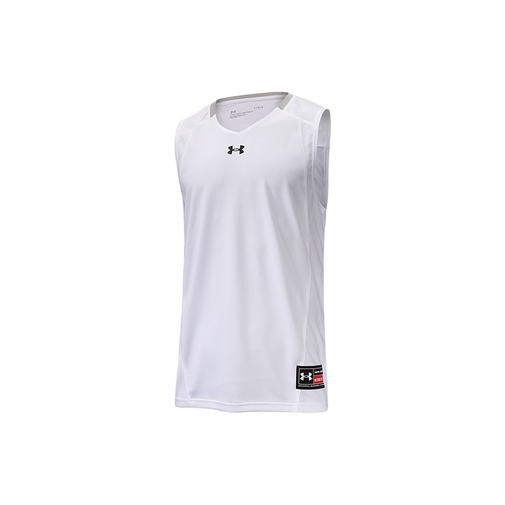 Under Armour Logo Print Gestrickte Basketball Sport Schnelltrocknend Atmungsaktiv Weste Herren Westen Weiß 22500101-100 4XL von Joom DACH