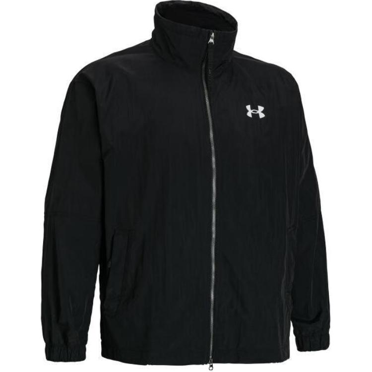 Under Armour Logo Stehkragen Reißverschluss Freizeit Langarmjacke Herren Jacke Schwarz 1387995-001 L von Joom DACH