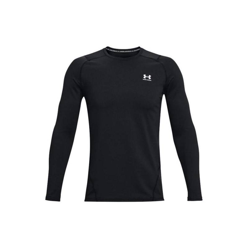 Under Armour Einfarbiger Rundhals-Pullover mit Logo-Print T-Shirt Herren Tops Schwarz 1366068-001 L von Joom DACH