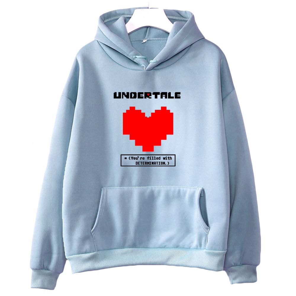 Undertale Game You're Filled with Determination Hoodies Damen Casual Langarm Sweatshirt für Winter/Herbst Kapuzenpullover XL Undertale Game You're Filled with Determination Hoodies Damen Casual Langarm Sweatshirt für Winter/Herbst Kapuzenpullover XL von Joom DACH