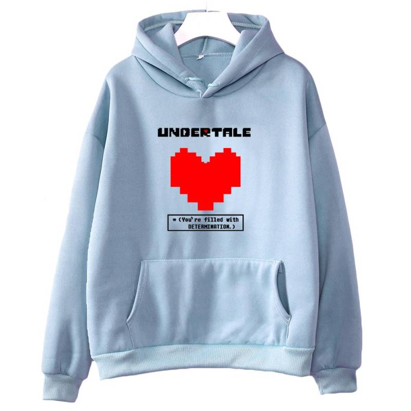 Undertale Game You're Filled with Determination Hoodies Damen Casual Langarm Sweatshirt für Winter/Herbst Kapuzenpullover XL Undertale Game You're Filled with Determination Hoodies Damen Casual Langarm Sweatshirt für Winter/Herbst Kapuzenpullover XL von Joom DACH