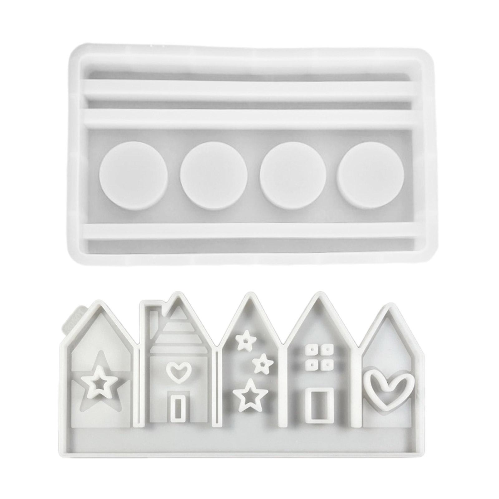 Einzigartige Hausdekorationen Bastelform Multifunktionale Hausförmige Kerzen- und Seifen-Resin-Formen für Künstlerische Kreation von Joom DACH