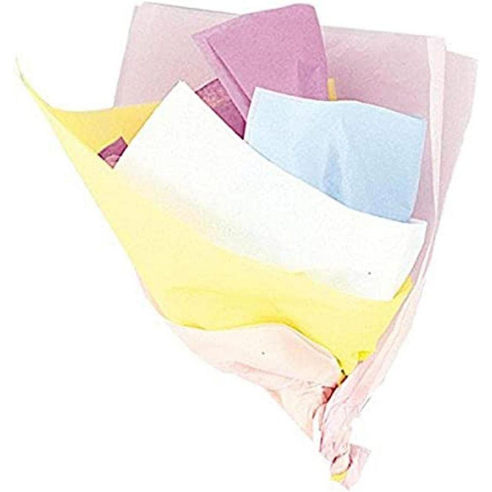 Unique Party Pastellfarbenes Seidenpapier (Packung mit 10) One Size schwarz von Joom DACH