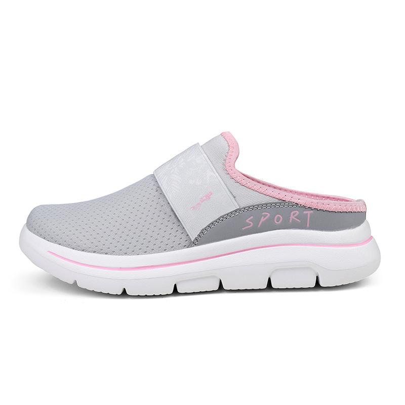 Unisex Atmungsaktive Halbschuhe Ultraleichte Hausschuhe Für Drinnen Und Draußen Damen Hausschuhe Herren Hausschuhe 38 rosa/hellgrau von Joom DACH