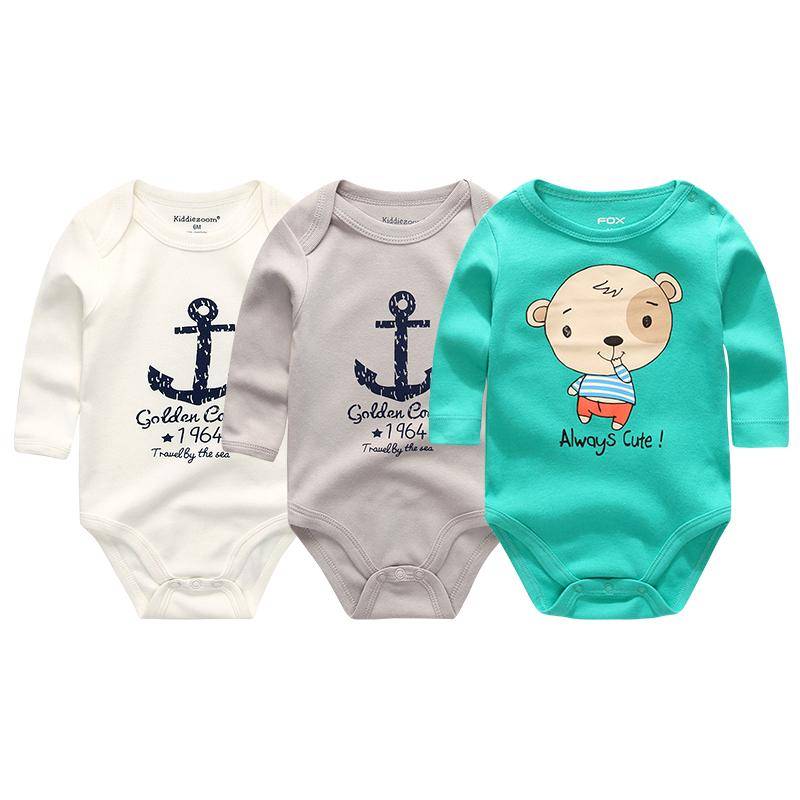 Unisex Baby Kleidung Baumwolle Neugeborene Mädchen Jungen Kleidung Cartoon Kleinkinder Overalls Pyjamas Kleidung 12M von Joom DACH