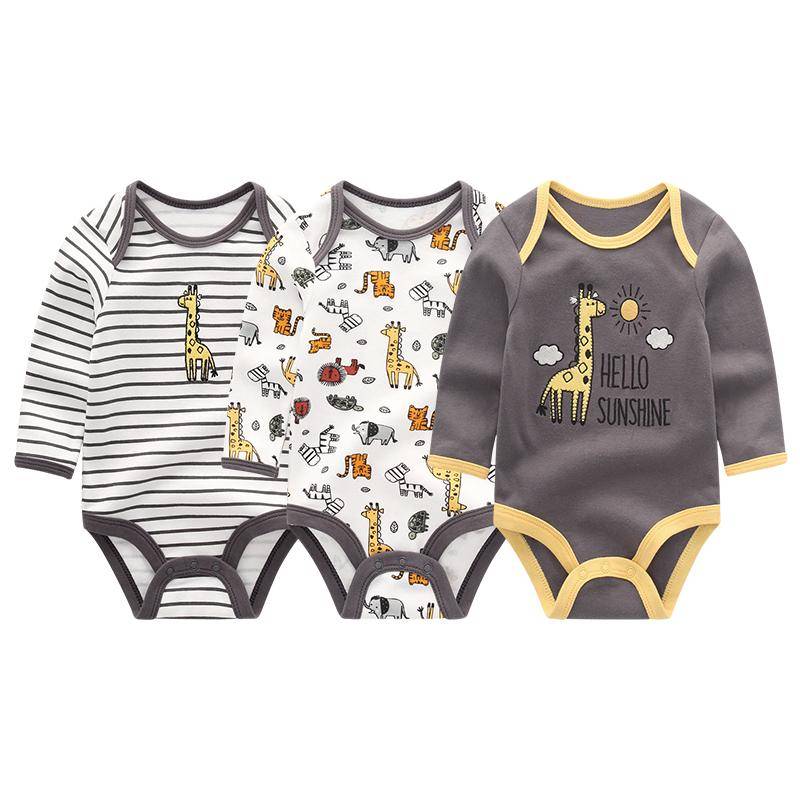 Unisex Baby Kleidung Baumwolle Neugeborene Mädchen Jungen Kleidung Cartoon Kleinkinder Overalls Pyjamas Kleidung 6M von Joom DACH