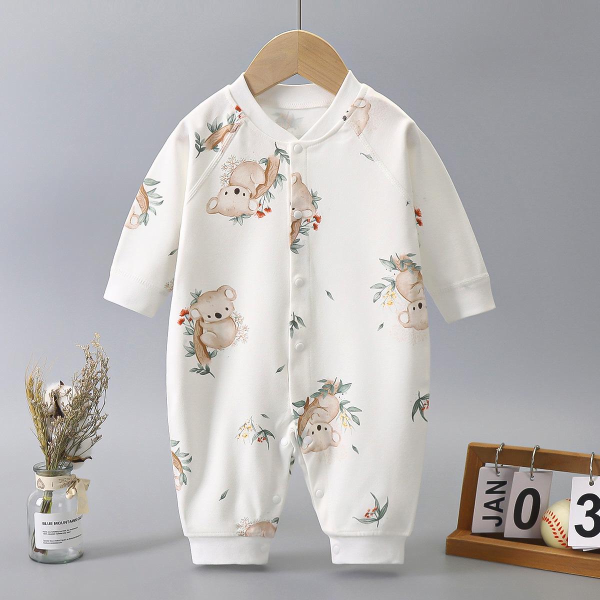 Unisex-Baby-Strampler aus Baumwolle für alle Jahreszeiten – Krabbeloverall für Neugeborene für Jungen und Mädchen 59 cm Unisex-Baby-Strampler aus Baumwolle für alle Jahreszeiten – Krabbeloverall für Neugeborene für Jungen und Mädchen 59 cm von Joom DACH