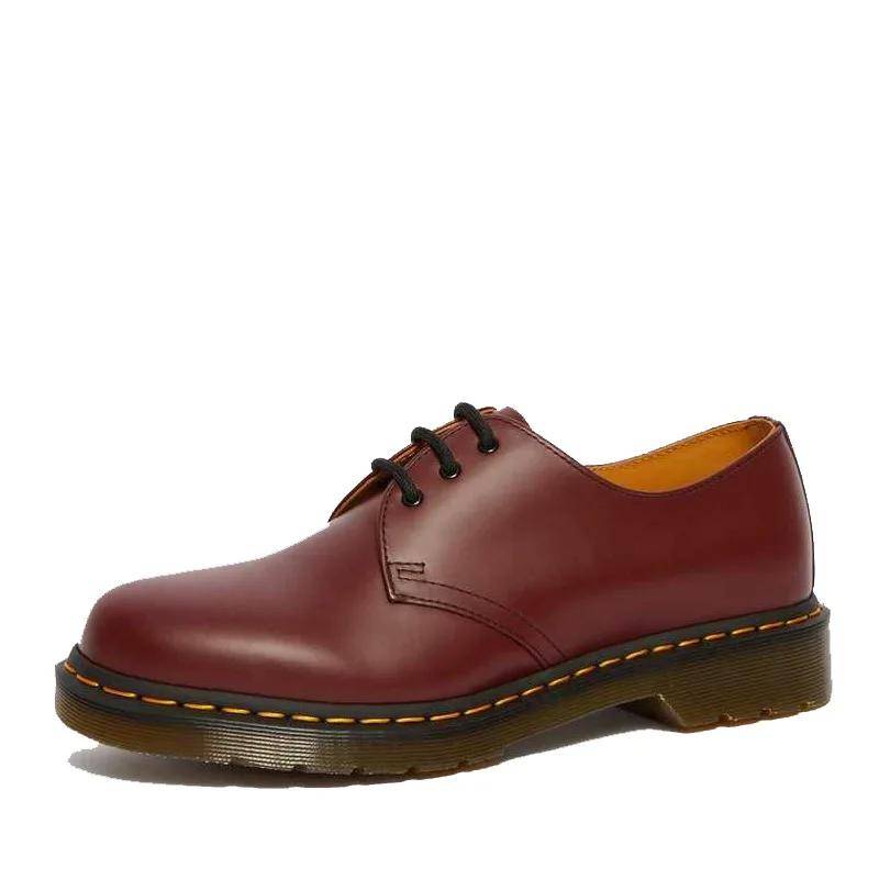 Unisex Couple Platform Low Heel Mary Jane Shoes Autumn Comfortable Women Office Oxford Shoes Chunky Casual Business Male Shoes 42 rot von Joom DACH