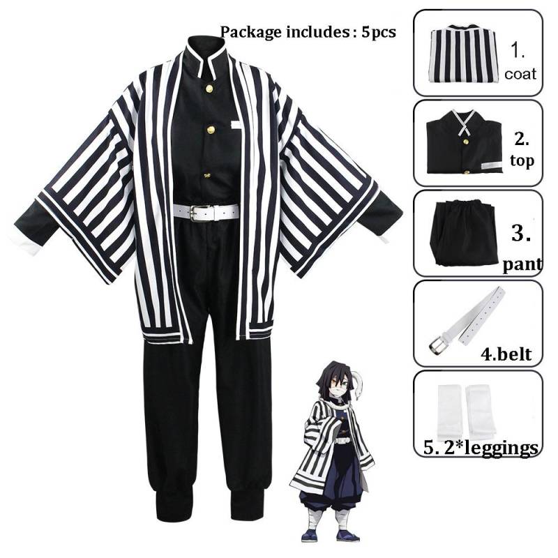 Unisex Demon Slayer Anime Cosplay Cartoon Kimetsu No Yaiba Kochou Shinobu Cosplay Kostüm für erwachsene Männer und Frauen XL von Joom DACH