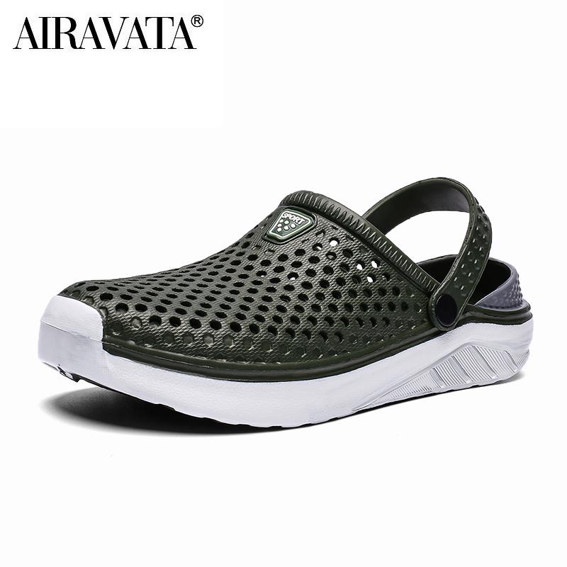 Unisex Fashion Beach Clogs Dicke Sohle Slipper Wasserdichte Anti-Rutsch-Sandalen Flip-Flops für Damen Herren 42 grün Unisex Fashion Beach Clogs Dicke Sohle Slipper Wasserdichte Anti-Rutsch-Sandalen Flip-Flops für Damen Herren 42 grün von Joom DACH