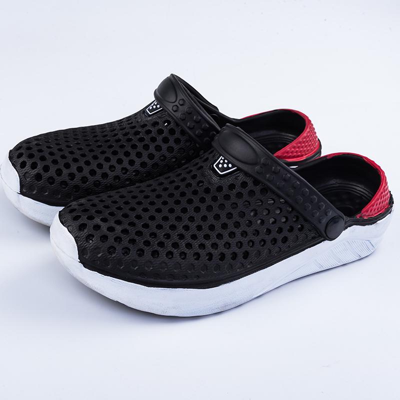 Unisex Fashion Beach Clogs Dicke Sohle Slipper Wasserdichte Anti-Rutsch-Sandalen Flip-Flops für Damen Herren 42 von Joom DACH