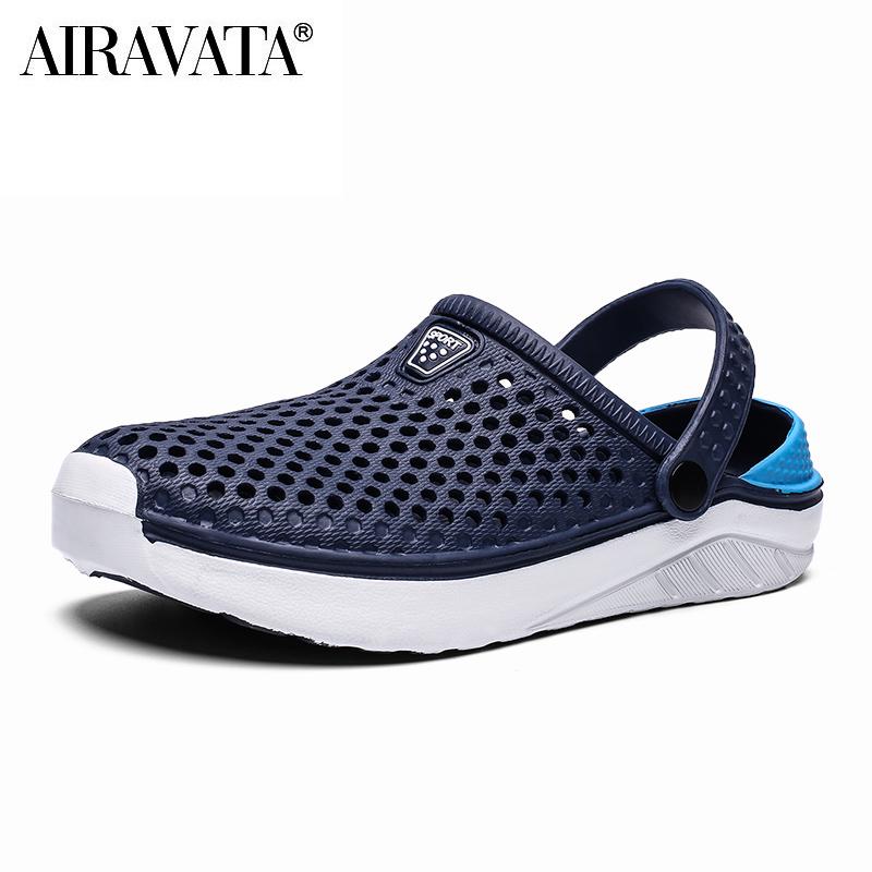 Unisex Fashion Beach Clogs Dicke Sohle Slipper Wasserdichte Anti-Rutsch-Sandalen Flip-Flops für Damen Herren 45 blau Unisex Fashion Beach Clogs Dicke Sohle Slipper Wasserdichte Anti-Rutsch-Sandalen Flip-Flops für Damen Herren 45 blau von Joom DACH