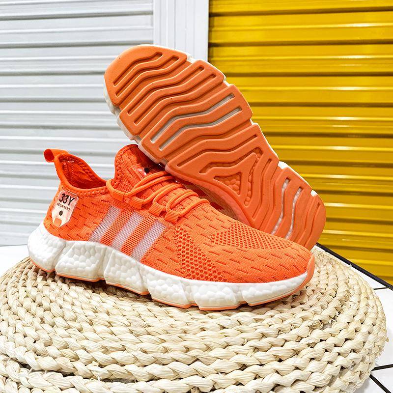 Unisex Freizeitschuhe Gym Tragbare Laufschuhe Große Größe Atmungsaktive Turnschuhe Mesh Freizeitschuhe 41 orange von Joom DACH